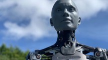 Imagen de Ameca, uno de los robots más avanzados del mundo, responde sobre el futuro de la humanidad