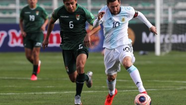 Lionel Messi podría convertir su primer gol en La Paz.