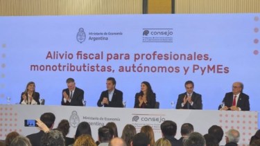 Sergio Massa anunció medidas de alivio fiscal. 
