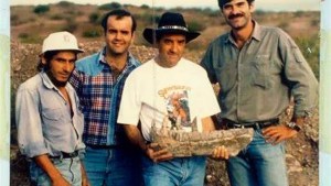 Murió Rubén Carolini, el papá del dino carnívoro más grande del mundo hallado en Neuquén