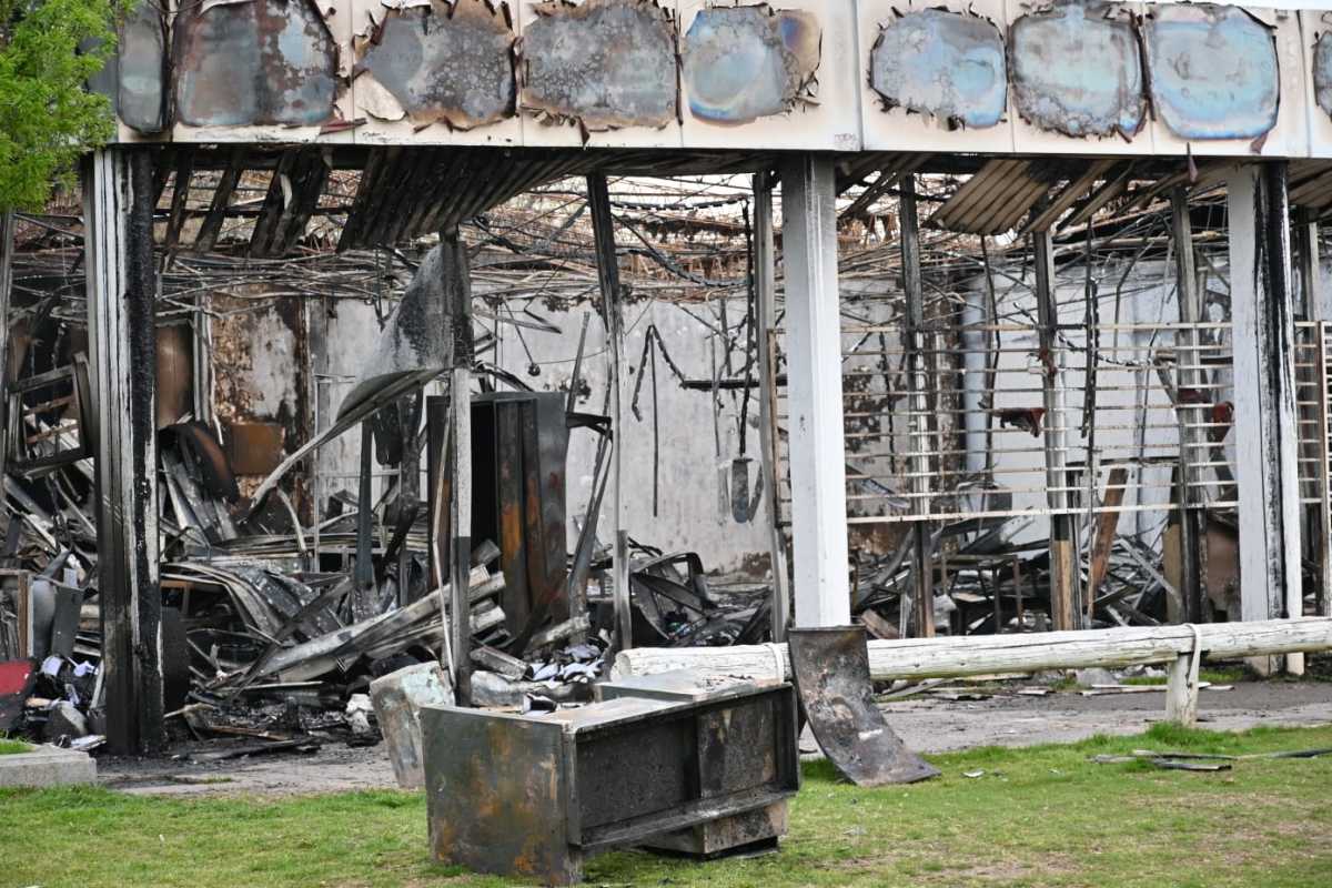 El centro comunitario del barrio Don Bosco en Cipolletti se incendió en septiembre. Foto: Archivo.