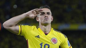 Colombia le ganó a Venezuela con un gol de Borré y Paraguay empató con Perú