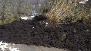 Otro deslave en San Martín de los Andes dejó intransitable un acceso a Quila Quina