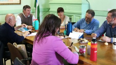 La reunión se realizó en el marco de los encuentros bilaterales entre Educación y Unter. Foto: gentileza.