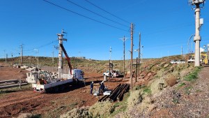 Operario sufrió una descarga eléctrica mientras trabajaba en la estación del EPEN incendiada