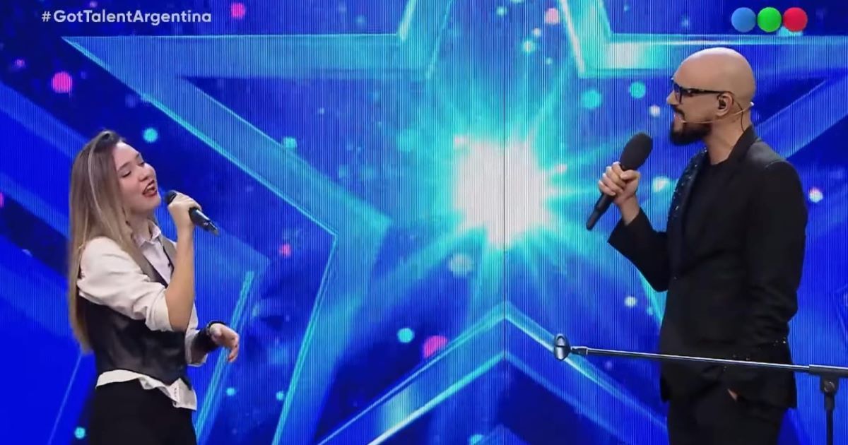 Abel Pintos fulfilled a dream and his duet moved everyone