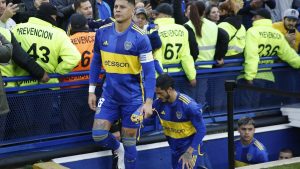 Rojo salió con una molestia en Boca y quedó en duda para el Superclásico con River
