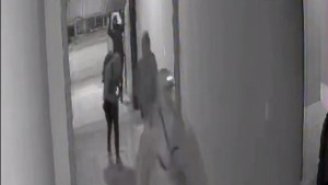 Jóvenes entraron y robaron en menos de un minuto en un edificio de Cipolletti