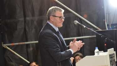 Larraza sucede al exintendente del MPN, Gustavo Suárez. 