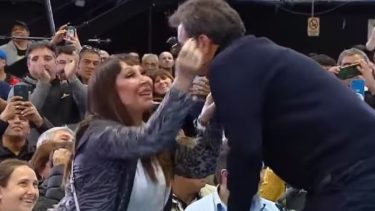 Así fue el llamativo cruce de Moria con Sergio Massa.