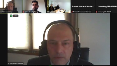 El juez de Garantías, Juan Pablo Laurence. 