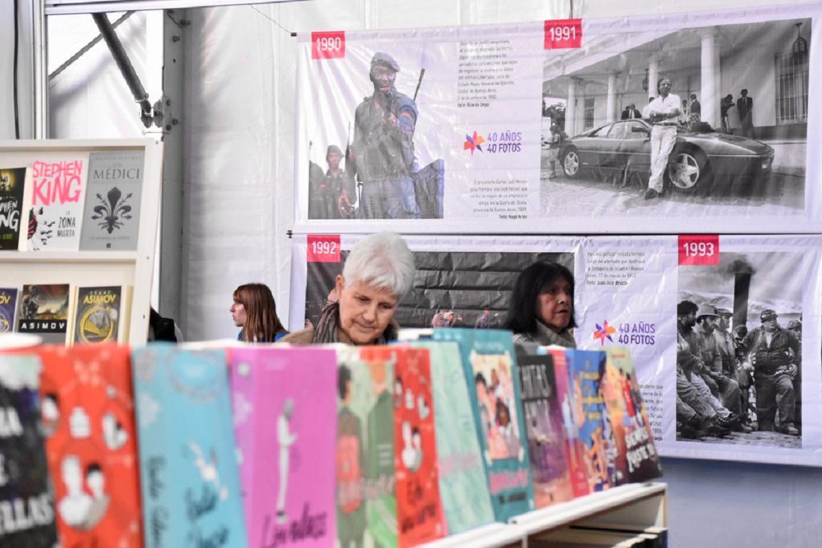 La Feria del Libro de Neuquén 2023 se realiza hasta el 17 de septiembre. Foto Matías Subat.