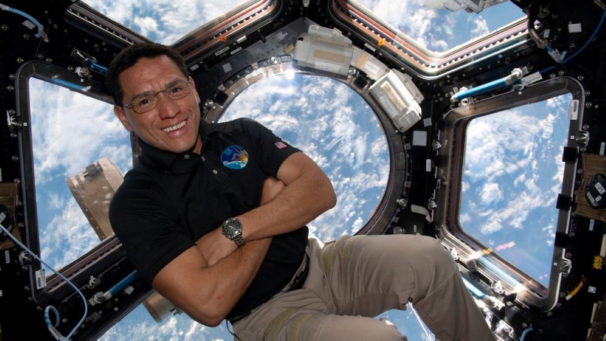 El astronauta Frank Rubio acaba de establecer un nuevo récord de vuelo espacial estadounidense. Foto: Gentileza Twitter @NASA_es