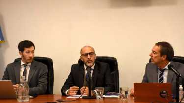 El tribunal que fijó la pena está integrado por Marco Lupica Cristo, Gustavo Ravizzoli y Raúl Aufranc. Foto Matías Subat.