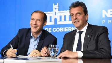 Massa habló sobre el envió de fondos del ISSN. Foto : Matias Subat 