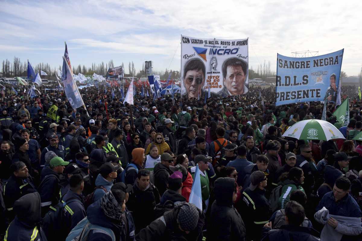 Petroleros rechazaron las intenciones del gobernador de Mendoza. Foto: Archivo (Matías Subat).