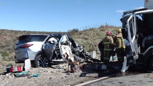Murieron un hombre y una mujer en choque frontal sobre la Ruta 237: «Era imposible resistir el impacto»