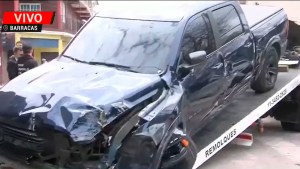 VIDEO | Increíble persecución en Barracas: robó una camioneta, chocó 3 autos y atropelló a una mujer