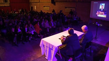 El encuentro se realiza en el Espacio Cultural de FCP. Foto Alejandro Carnevale