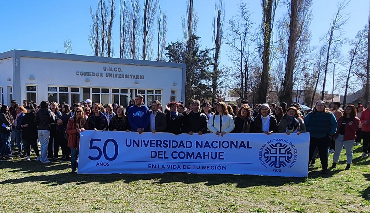 La Universidad del Comahue realizará un "ruidazo" los martes y jueves. Foto: Gentileza.