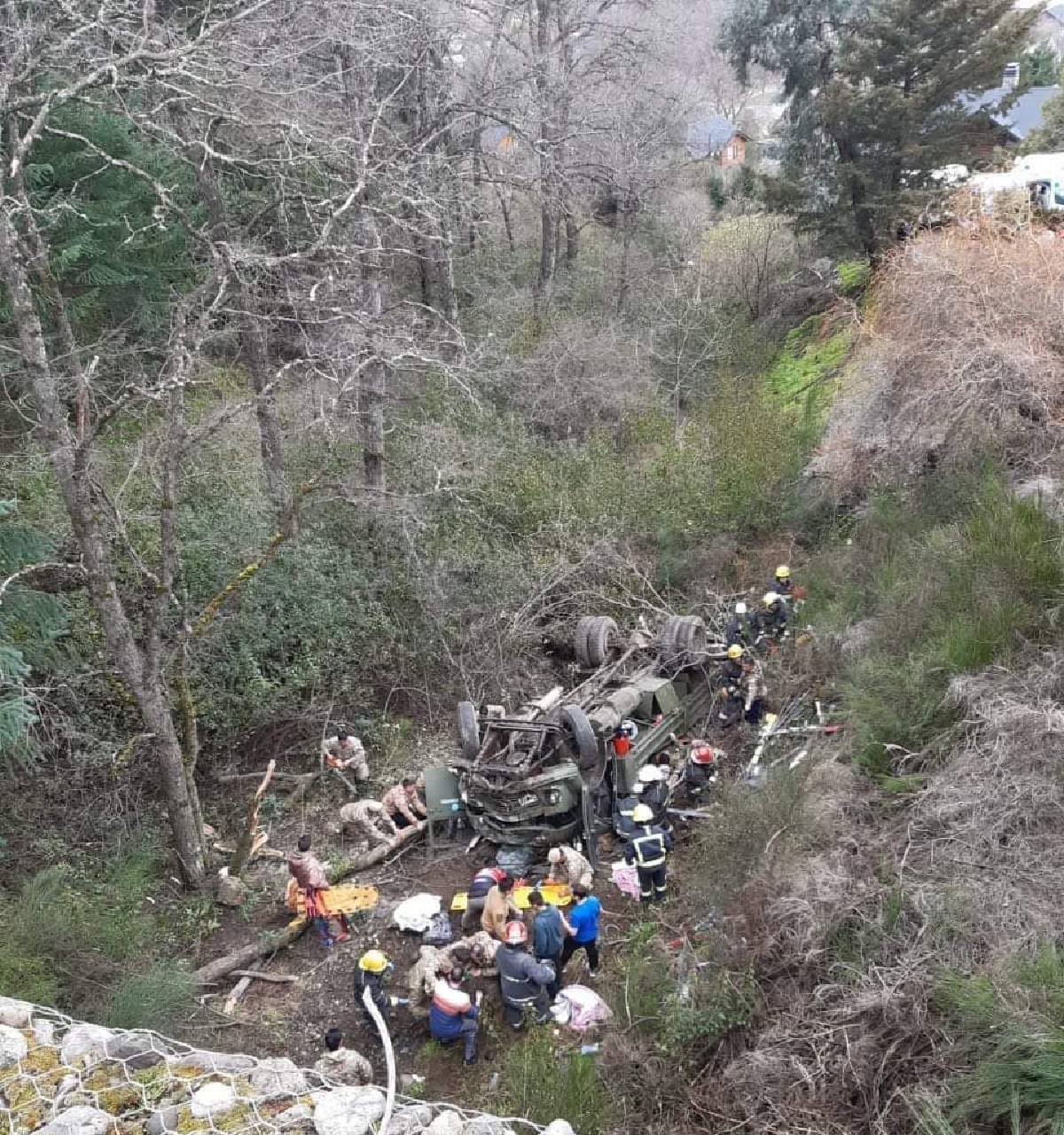  El accidente ocurrió sobre la Ruta 62 camino hacia Lolog, en dirección a San Martín de los Andes. Foto: Archivo