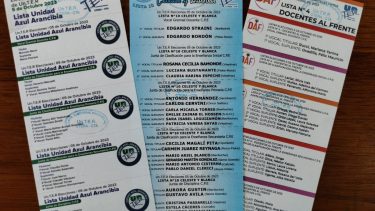 Tres listas compiten en las elecciones para cargos instituciones en representación de la Unter. Foto: Gentileza