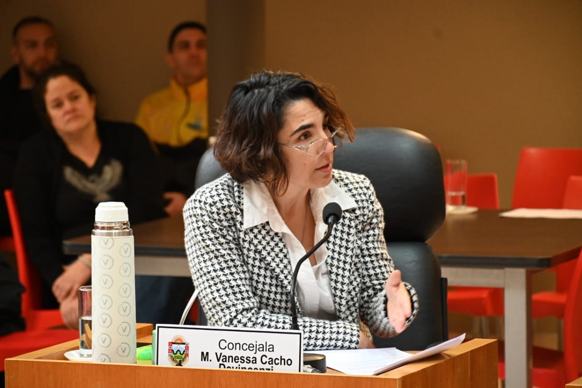 Vanesa Cacho Devincenzi impulsó la iniciativa que tiene respaldo de otras concejalas. Foto: Marcelo Ochoa.