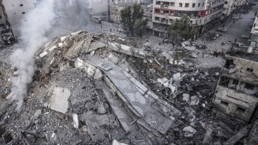 China enfatizó que la solución fundamental para este conflicto radica en la aplicación de una solución de dos estados y la creación de un Estado de Palestina independiente. Foto AFP.