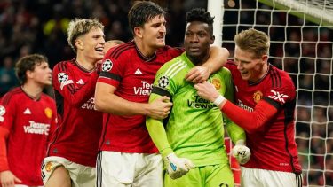 Onana salvó al Manchester United en la Champions League.
