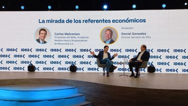 Melconian en IDEA: «Que mi amigo Sergio Massa no vigilantée más»