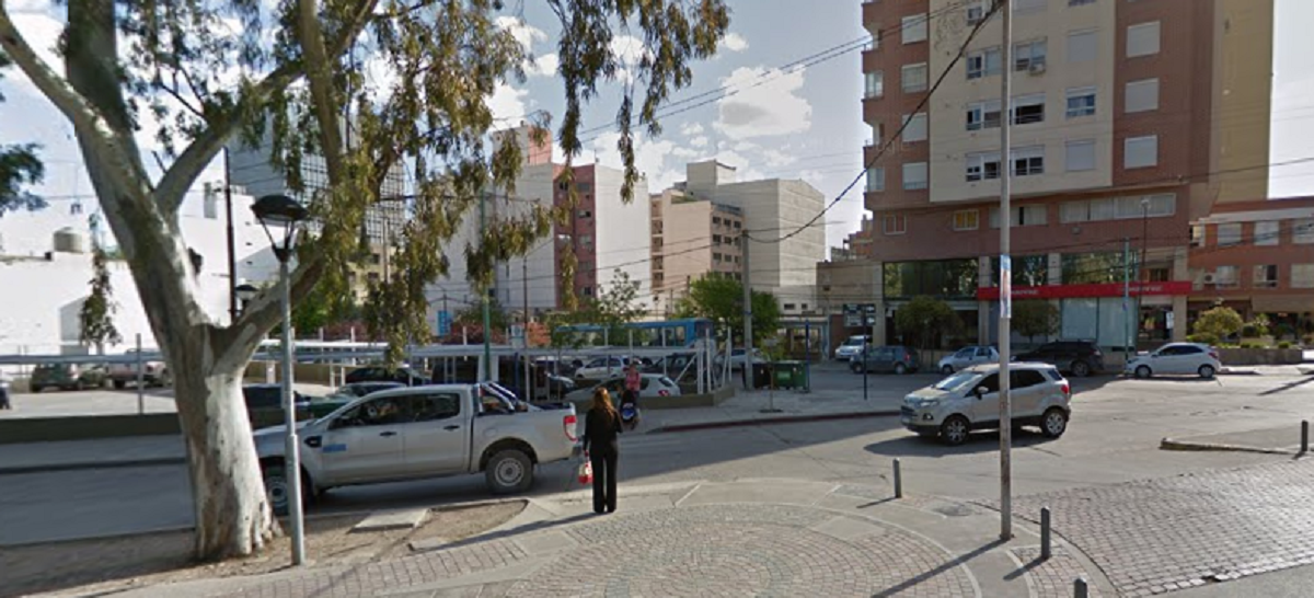 El accidente fue en la diagonal 25 de Mayo y Buenos Aires. Foto: Streetview