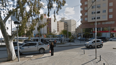 El accidente fue en la diagonal 25 de Mayo y Buenos Aires. Foto: Streetview