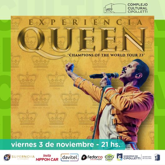 Experiencia Queen, en Neuquén, Cipolletti y Roca