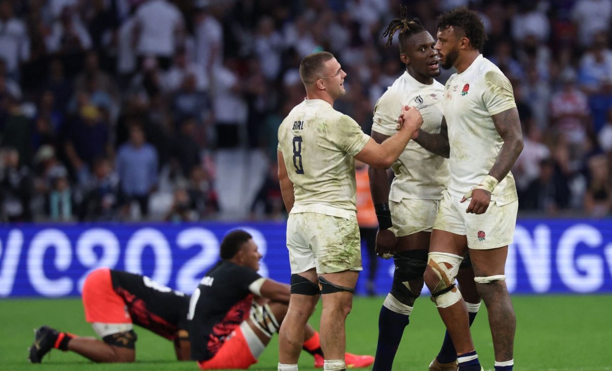 Inglaterra sufrió pero derrotó a Fiji y pasó a semifinales del Mundial de Rugby.
