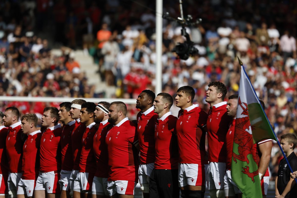 Gales terminó primero en su grupo y espera por Los Pumas o Japón. (AP Photo/Jeremias Gonzalez)
