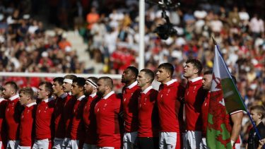 Gales terminó primero en su grupo y espera por Los Pumas o Japón. (AP Photo/Jeremias Gonzalez)