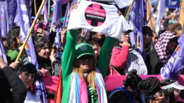 "Nos hemos fortalecido y llegamos a un solo Encuentro. El evento político más grande, masivo e histórico del país que vuelve a ser uno solo”, dijeron. Foto: Alejandra Bartoliche
