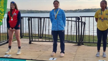 Bianca Arriagada tuvo una gran actuación en el Sudamericano de canotaje.