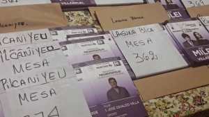 Denuncian ante la Justicia el reparto de boletas truchas de Javier Milei en Río Negro
