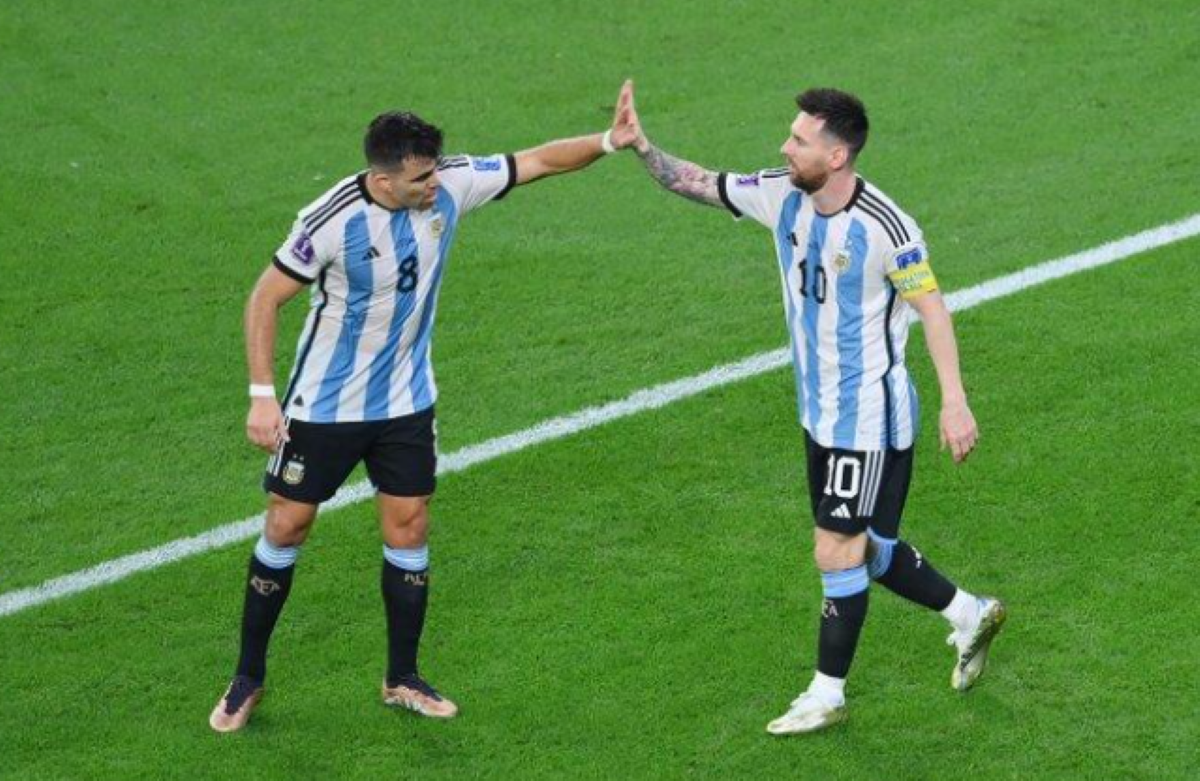 Marcos Acuña y Lionel Messi se reencontrarán en la selección. (Archivo)
