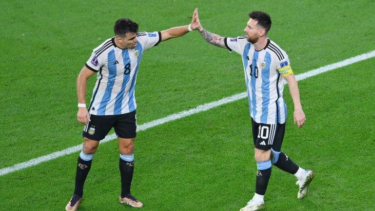 Marcos Acuña y Lionel Messi se reencontrarán en la selección. (Archivo)