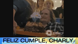Reapareció Charly García: así festejó sus 72 años