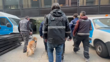 El allanamiento a "El Croata" se realizó en un edificio ubicado en la calle San Martin al 140, en CABA. Foto Archivo.