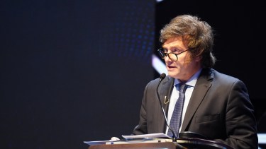 A diferencia del primer debate, en el de anoche, Javier Milei dejó una estela de menor performance. (Twitter)