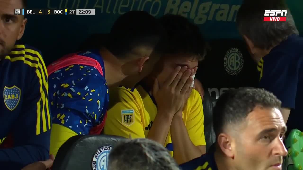 El atacante sufrió una lesión en la derrota de Boca ante Belgrano en Córdoba.
