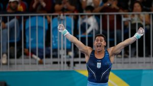 «Hola hijo, ¡te felicito!»: la emoción del medallista argentino en Chile al hablar con su mamá