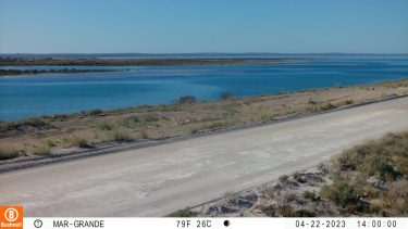 Investigadores de CONICET y la UNRN estudian el impacto del cambio climático en la costa de de Río Negro.