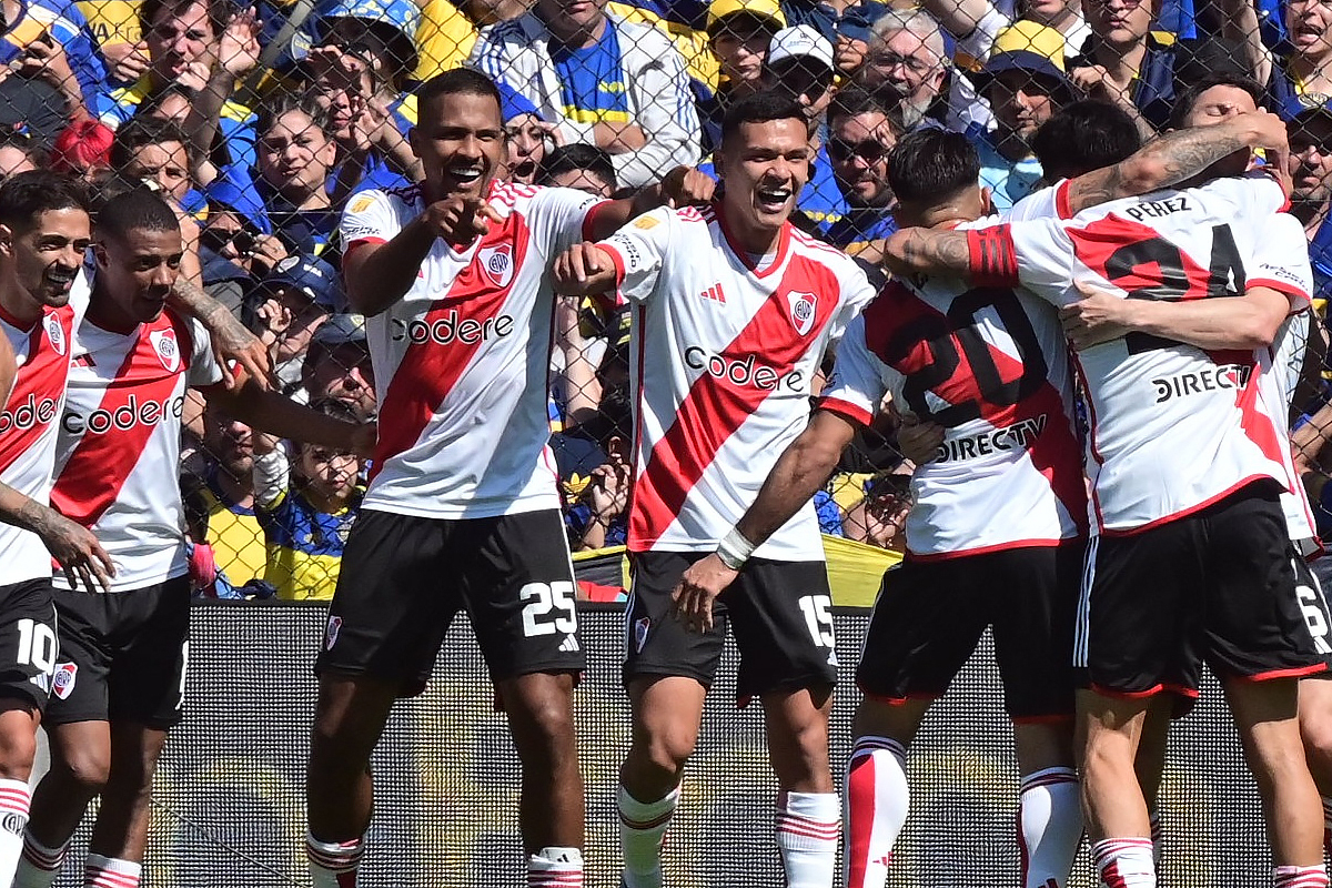Con gol de Rondón y otro de Enzo Díaz, River le ganó 2 a 0 a Boca. (Foto: Gentileza Olé)