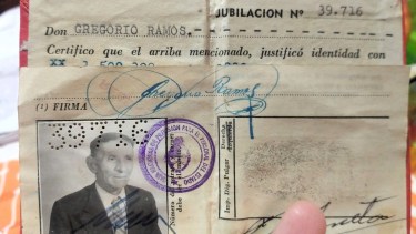 El cese de Gregorio en su actividad registrada fue en 1953. Foto: Gentileza Familia Ramos - Ardiles. 