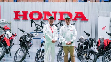 Honda es la única fábrica de motos a nivel local que
utiliza energía sustentable en sus operaciones. Foto: gentileza. 